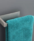 Self Adhesive Hand Towel Holder No Drilling Stainless Steel 9 Inch Brushed Nickel Towel Bar Rack For Bathroom Or Kitchen Easy Install Waterproof Durable Wall Mounted