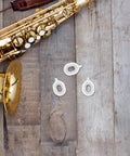 Euphonium Valve Guide Replacement Parts 3 Pack Plastic Valve Gasket For Easy Install Boosts Your Sound Quality Versatile Music Instrument Repair Gear For Musicians And Pros, white plastic set
