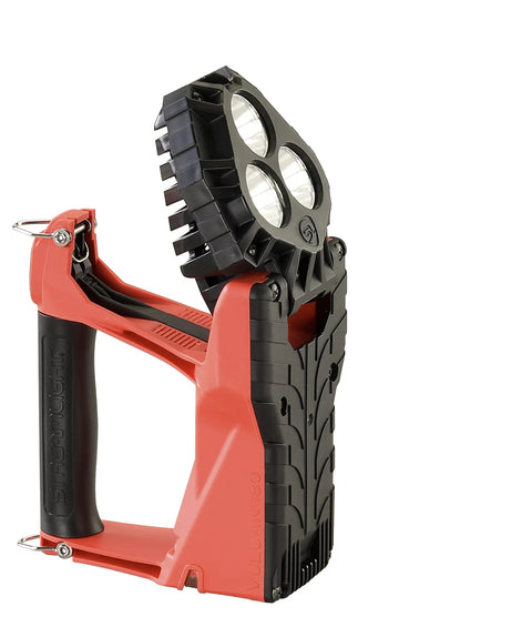Vulcan 180 Lantern Cranks Out 1200 Lumens With 548M Beam, 180-Degree Articulating Head That Locks Forward, Orange