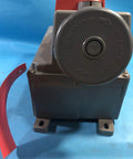 Heavy Duty Workhorse IEC Pin And Sleeve Receptacle 60 Amp 480 Volt gray housing with red locking knob, designed for job site power.