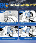 Installation steps for No Hassle Drop In Ambient Air Temperature Sensor For Chevy Equinox Cruze Malibu GMC Terrain.