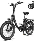 Foldable Electric Bike for Adults With 1200W Peak Motor, 20 Inch Fat Tires, 48V 13.5Ah Removable Battery, 80 Miles Range, 7 Speed
