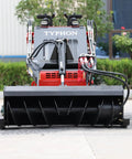Stomp Mini Skid Steer Loader 1800lbs Compact Machine for Gardens Farms Parks and Roads Ideal for Digging Drilling