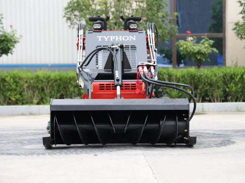 Stomp Mini Skid Steer Loader 1800lbs Compact Machine for Gardens Farms Parks and Roads Ideal for Digging Drilling