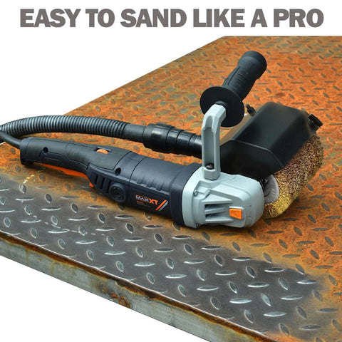 Powerful 1300W Burnishing Polishing Machine With Steel Wire Wheel For Concrete Metal Stainless Steel Wood Exterior Renovator Heavy Duty