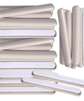 32 Pcs Self Stick Carpet Sliders Half Inch By 4 Inch Self Adhesive Furniture Moving Pads For Carpet Floors, shown in beige.