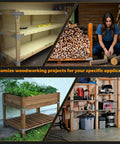 Your Shop Go To Galvanized Steel Workbench And Shelving Hardware Kit in DIY projects collage.
