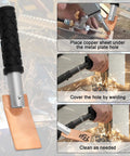 Copper Welding Spoon Set Of 3 Backer Paddles For MIG Welding 2mm Thick Copper Plate with welding demonstration