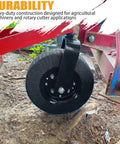 Beefy Tail Wheel Hub For Rotary Cutter, 4 Bolt Holes, 1 Inch Axle Universal Fit on agricultural machinery