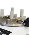 Cap Torque Gauge With NIST Traceable Certificate 100 Lbf Inch And 0.1 Lbf Inch High Res Clockwise And Counter Clockwise Testing Built In Wireless Data Capture USB RS232 MicroSD Seven Inch Diameter Sample 1000 Hz Readouts, metal clamp fixture