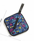 Floral patterned Silver Enhanced Pee Cloth For Women Hiking On The Go Travel Urinal Alternative Reusable Absorbent Cloth For Camping