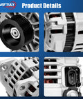High Output 110 Amp Alternator Replacement For Nissan Frontier Pathfinder And Xterra 2005 2006 2007 Direct Fit 12V CW 7 Groove OE Style Boost For Your 4L V6 Easy Install Reliable Charging