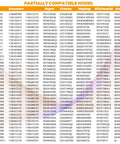 Compatibility chart for Upgraded 279838 Dryer Heating Element Kit NED4655EW1 MEDC215EW1 with various dryer models.