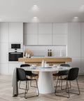 Modern kitchen featuring 4 Inch Led Recessed Downlight 5Cct Tunable White Dimmable Ceiling Fixture 4 Pack.