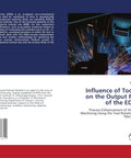 Book cover: Influence of Tool Rotation on the Output Parameters of the EDM Process; blue header and welding image.