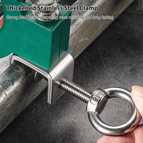 Cable Tray Roller Kit Three Pack 65mm Stainless Steel Clamp Green With Easy Install Mounting And Rolling Axle Design For Quick Wire Guide Adjustment And Flexible Tray Positioning, stainless steel clamp on tray