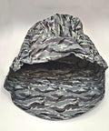 Top Shelf Single Pack Pure Cotton Welding Cap With Breathable Mesh Liner Insert, heavy duty grey interior view.