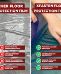 Comparison of other floor protection film with Blue Self Adhesive Floor Protection Film Roll 24 Inch By 200 Foot, 3 Mil Thick