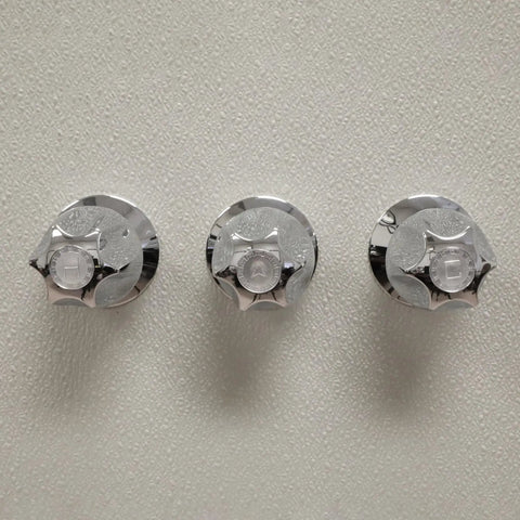 Three Handle Tub And Shower Remodel Kit Chrome Trim For Price Pfister Verve Faucets With Knob Handles Replacement No Fuss Upgrade Durable