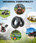 Built Tough 15x6.00-6 Inner Tubes With TR-87 Bent Valve Stem, Premium Replacement Tubes For Lawn Mowers and More, Universal Use