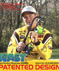 Person holding Ultimate Fishing Line Winder Spooler That Eliminates Line Twist For Spinning And Baitcasting Reels, outdoor setting.