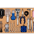 Ultimate 155 Piece Watch Repair Kit For Link Removal Sizing Case Opener Pin Back Removal And Battery Replacement Includes Tools
