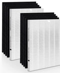 C545 Replacement Filter Kit For Air Purifier S Series 2 True HEPA Filters And 8 Activated Carbon Filters Compatible With Part Nos 1712-0096-00 And 2522-0058-00 Easy Swap
