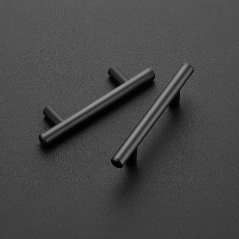24 Pack 5 Inch Matte Black Stainless Steel Cabinet Pulls Drawer Handles For Kitchen Cabinets And Furniture, 3 Inch Hole Center