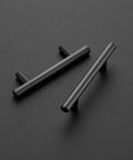 45 Pack 6 Inch Cabinet Pulls Matte Black Stainless Steel Kitchen Cabinet Handles With 3.75 Inch Center To Center Hole Spacing