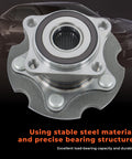 Rear Wheel Hub Bearing Replacement Kit 2-Piece Set For Toyota RAV4 2006-2018 4WD And Lexus NX200T 2015-2017 With Part Number 512374