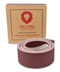 Heavy Duty 2 By 72 Inch Flexible Aluminum Oxide Sanding Belts Multipurpose For Wood Leather Rubber Plastic And Light Metalworking In 60 80