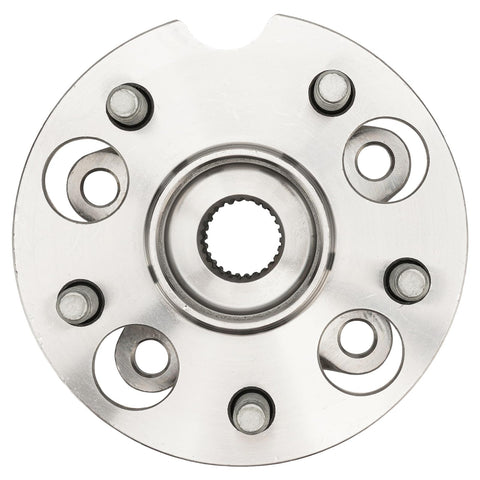 Front view of Drop In AWD Rear Wheel Bearing And Hub Assembly 512284 Fits Toyota Highlander 2004 2013, Lexus RX350 2007 2009.
