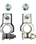 Positive And Negative Battery Terminal Set With M8 Nut Direct Fit Car Cable Connector Clamp Top Post For Toyota