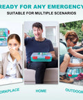 420 Piece Pro First Aid Kit In A Sturdy Hard Case for emergency use at workplace, home, and outdoor settings