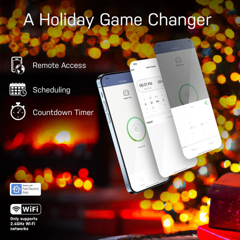 Smart WiFi Plug Works With Alexa And Google Home No Hub Required 2 4 GHz Network Only Remote Control From Anywhere display