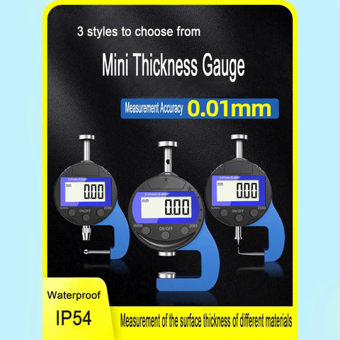 High Precision Digital Thickness Gauge Smooth Operator Probe Indicator With Dead On Accuracy Metric Imperial Conversion For Workshop DIY And Industrial Jobs