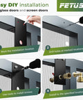 DIY Water Spigot Kit And Hose Bib Extender With Brass Connector installation on screen door