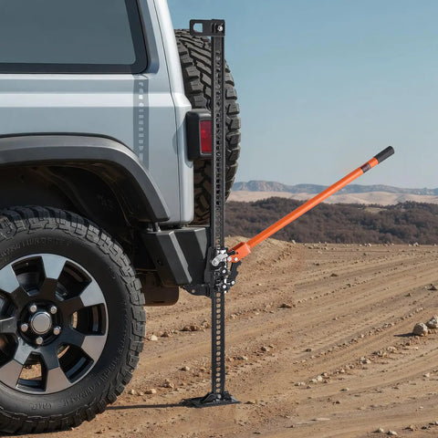 48 Inch High Lift Farm Jack Featuring A Badass 7000 Pound Ratcheting Build For Off Road Recovery And Pickup Truck Or Suv Bumper Lift Designed To Shred Nasty Dirt Tracks All Summer Long