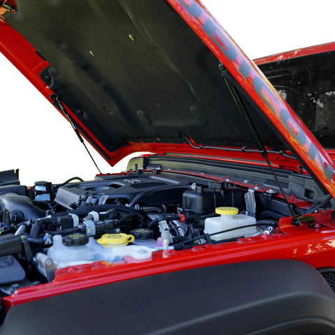 Hood Quicklift Kit For Jeep Wrangler JL 2018 And Gladiator 2020 Plus Aluminum Hood Support System With Easy Lift Action