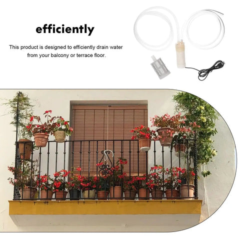 Hella Efficient Compact Submersible Water Pump With Tough Stainless Steel Mesh Filter Usb Powered Silent Liquid Transfer Device For Pond Sump And Aquarium Maintenance Featuring Plug And Play No Sweat Installation on a balcony.