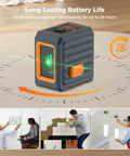 Laser Level With Tripod For DIY And Pro Jobs, Self Leveling Line Laser Reaches 100 Ft, Four Brightness Modes, 360 Degree Rotation, Adjustable 36.6 Inch Tripod For Floor Or Table Setup, green laser level battery
