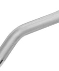 Close-up of Rubber Fixed EZ Curl Barbell 70 Lb Pre Loaded Weight For Strength Training And Weightlifting, textured steel grip