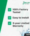 Effluent Pump Half Horsepower Nonautomatic With Piggyback Float Switch High Flow Vortex Impeller 115V attributes list