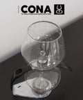 DGENIUS All Glass Siphon Coffee Maker With Glass Filter Rod No Paper Or Cloth Brewing Industrial Design Classic