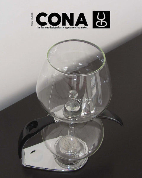 DGENIUS All Glass Siphon Coffee Maker With Glass Filter Rod No Paper Or Cloth Brewing Industrial Design Classic