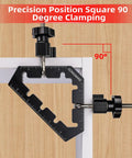 Hella Heavy Duty 45 And 90 Degree Corner Clamps For Woodworking Tools Aluminum Alloy Positioning Squares 90 degree clamping for precise assembly.