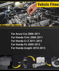 Rugged Vacuum Power Brake Booster Assembly For Honda Civic Acura Csx Fit CR Z And Insight highlighted with vehicle fitment details.