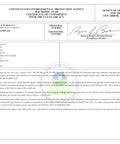 EPA certification document for 23HP gas engine, Mini Skid Steer Loader 1800 Lb Capacity, Compact Power for construction use.