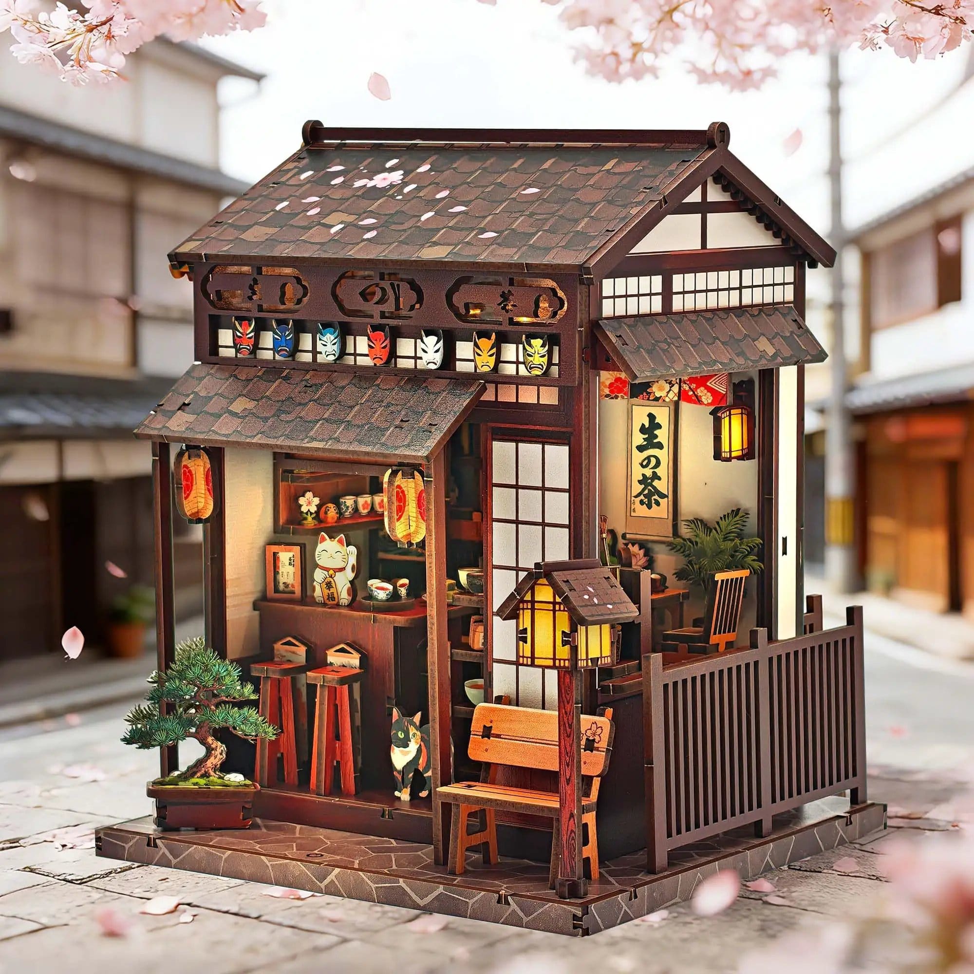 NAOさん　5冊セット DIY Book Nook Kit Sakura Tea Pavilion - Quick 3H Build ✓