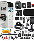 HERO13 Ultra Wide Action Camera Bundle Waterproof With 5.3K HDR Video, 27MP Photos, includes 64GB card and 50-piece accessory kit.